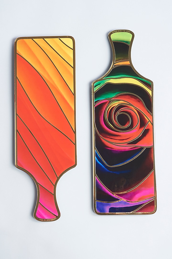 Colorful Rosette Platter by The Bling Edit at Pernia's Pop Up Shop