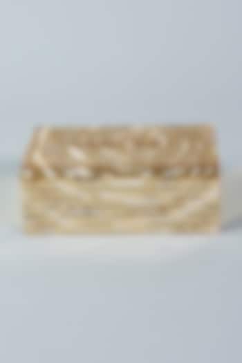 Rose Gold & Silver Rosette Sequins Tissue Box by The Bling Edit at Pernia's Pop Up Shop