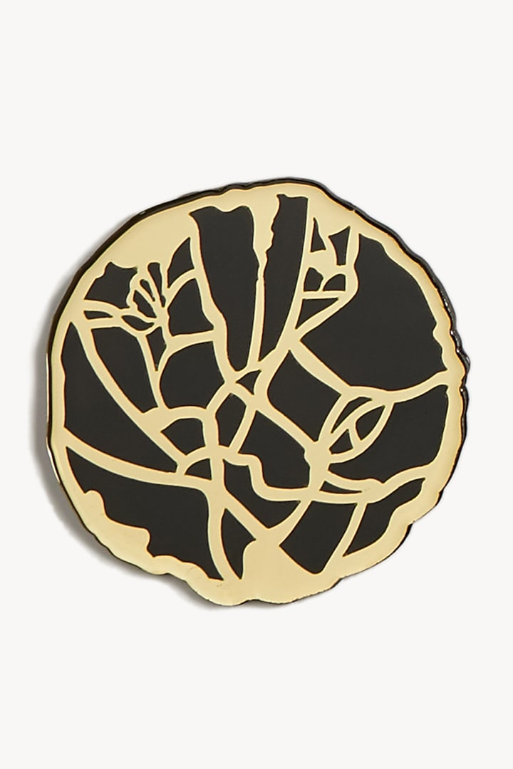 Gold & Black Handcrafted Coasters (Set of 4) by The Bling Edit at Pernia's Pop Up Shop