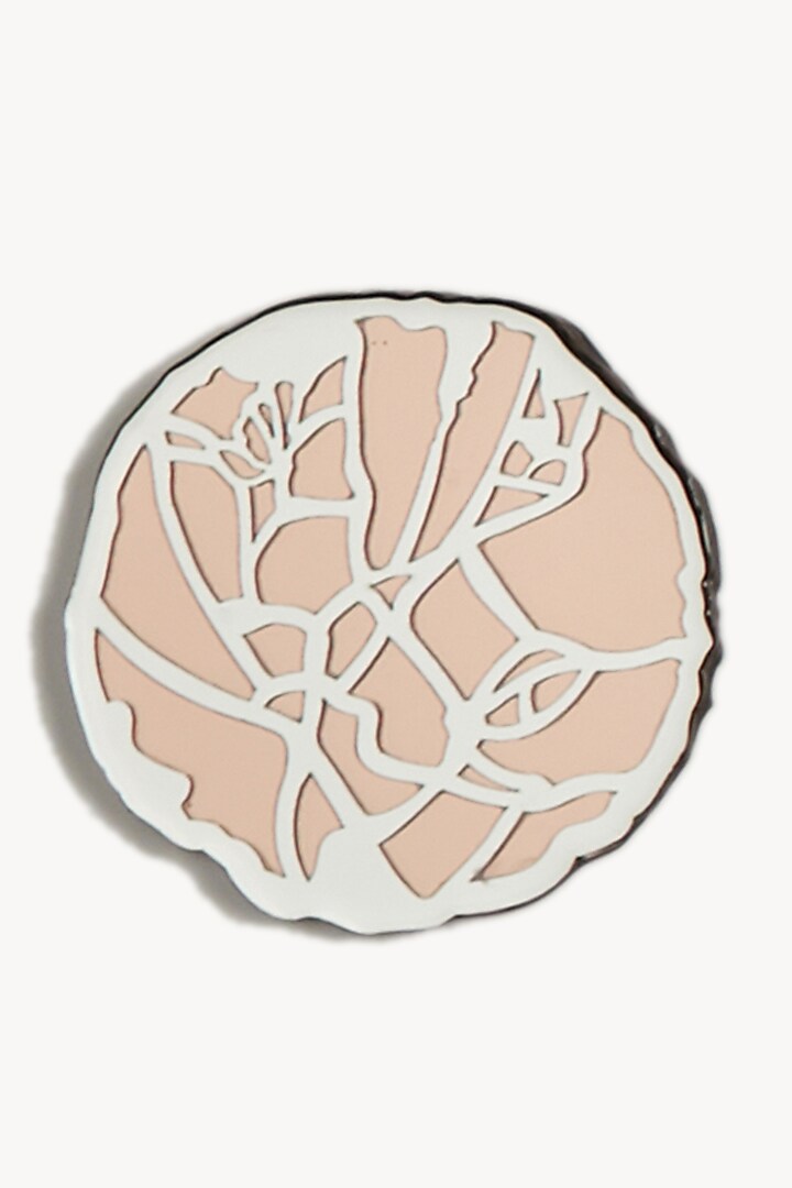 Silver & Rose Gold Handcrafted Coasters (Set of 4) by The Bling Edit