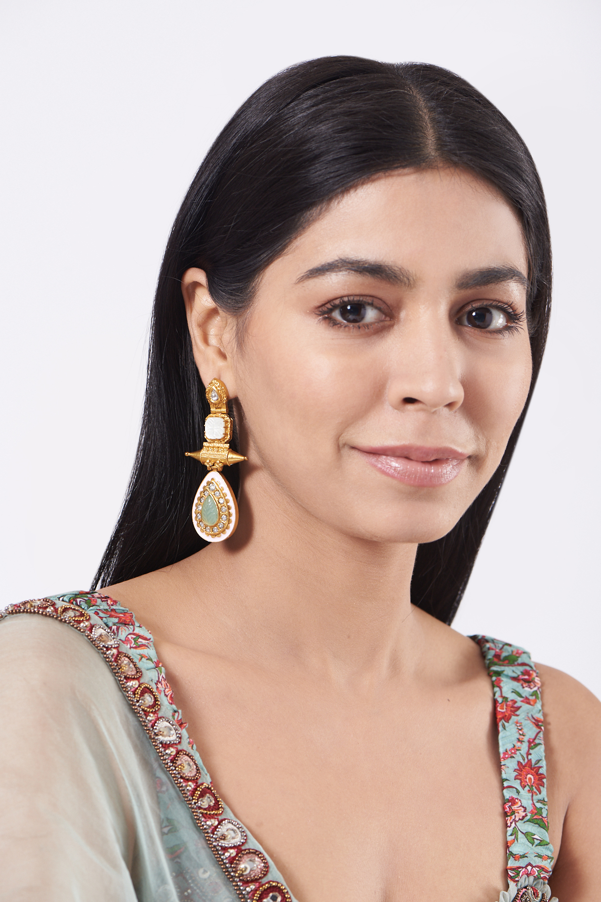 Mint Stone Drop Earrings Mint Stone Drop Earrings