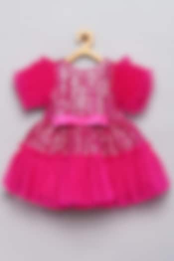 Fuchsia Pink Sequins & Tulle Dress For Girls by Tutus by tutu