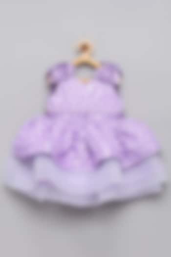 Purple Rose Fabric Tiered Dress For Girls by Tutus by tutu