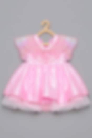 Pink Satin Dress For Girls by Tutus by tutu