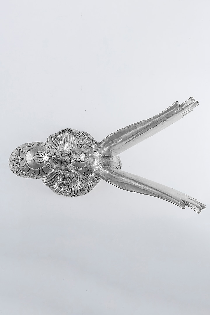 Silver CGC Cladded Glorious Couple Bird Sculpture by Creative Grains Calcutta at Pernia's Pop Up Shop