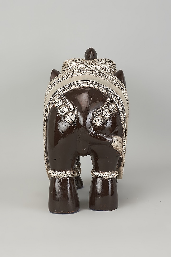 Pure Silver Cladded Ganga Jamuna Elephant Sculptures by Creative Grains Calcutta at Pernia's Pop Up Shop