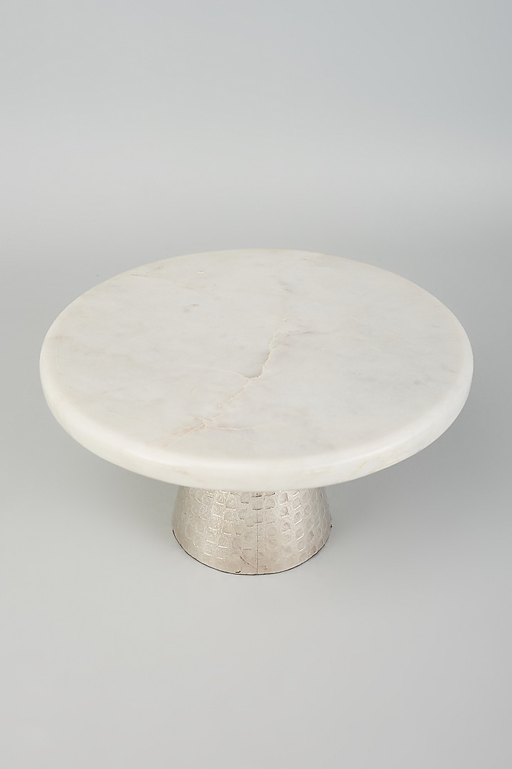 Pure Silver Cladded Cake Stand by Creative Grains Calcutta at Pernia's Pop Up Shop