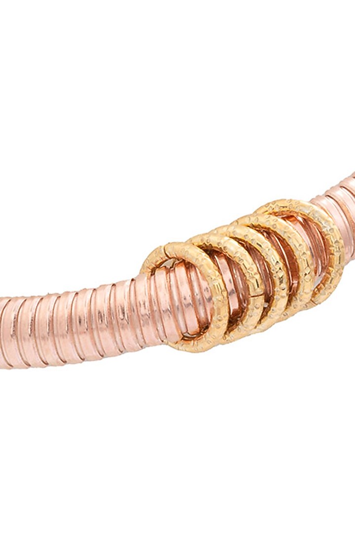 Rose Gold Finish Zircon Bracelet In Sterling Silver by TOUCH925 at Pernia's Pop Up Shop