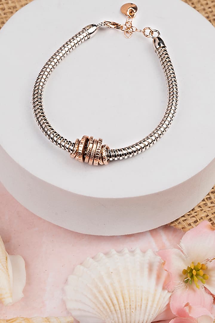 White Finish Zircon Bracelet In Sterling Silver by TOUCH925 at Pernia's Pop Up Shop