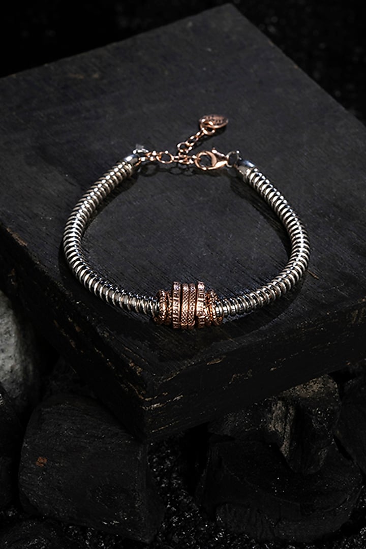 White Finish Zircon Bracelet In Sterling Silver by TOUCH925 at Pernia's Pop Up Shop