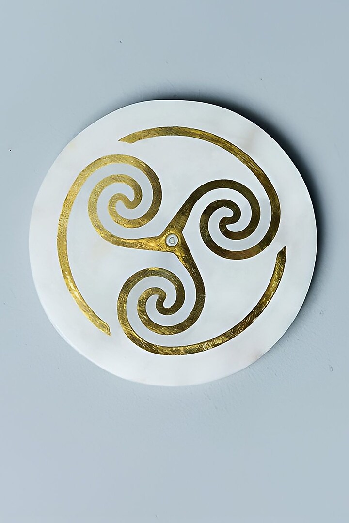 White Regenaration Marble Coasters (Set of 2) by Cosy Dwellings at Pernia's Pop Up Shop
