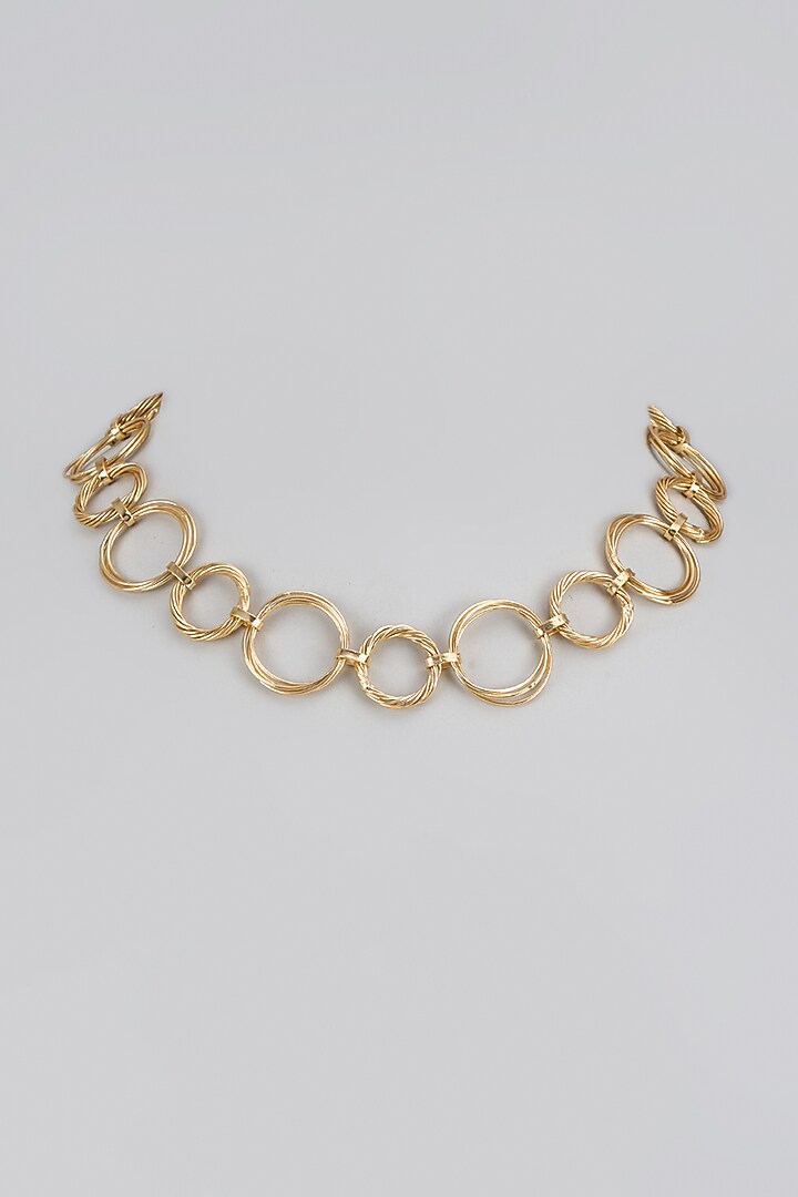 Gold Finish Chain Necklace by Tad Accessories at Pernia's Pop Up Shop