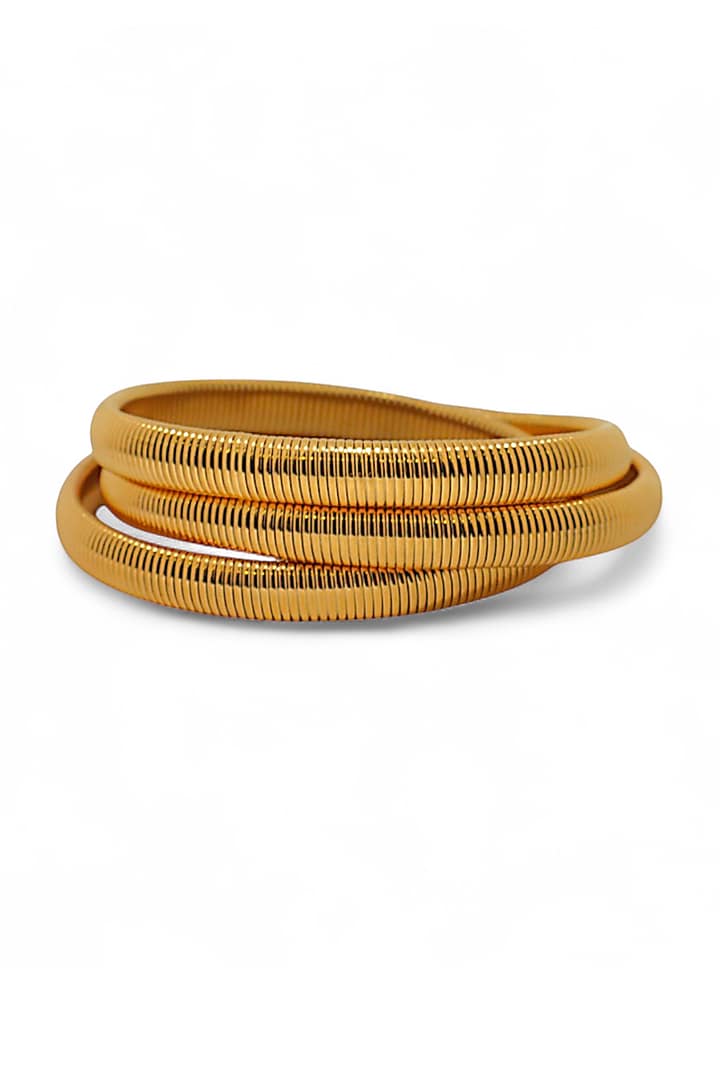 Gold Finish Tarnish Free Bracelet by Tad Accessories at Pernia's Pop Up Shop