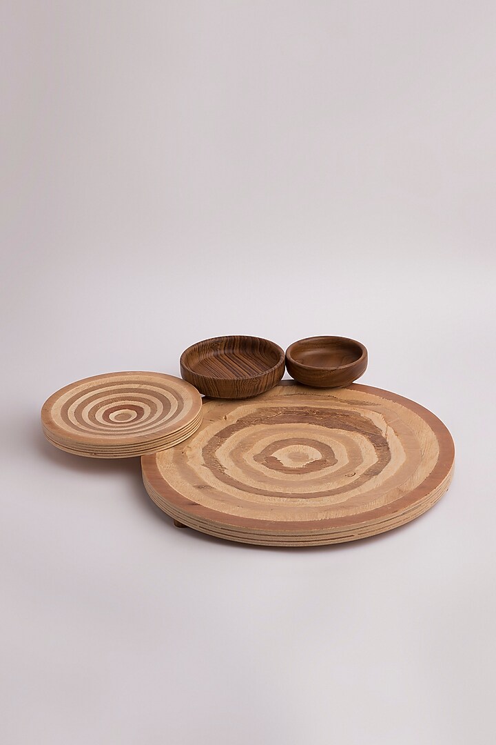 Wood Stemma Thali Platter by Tessera at Pernia's Pop Up Shop