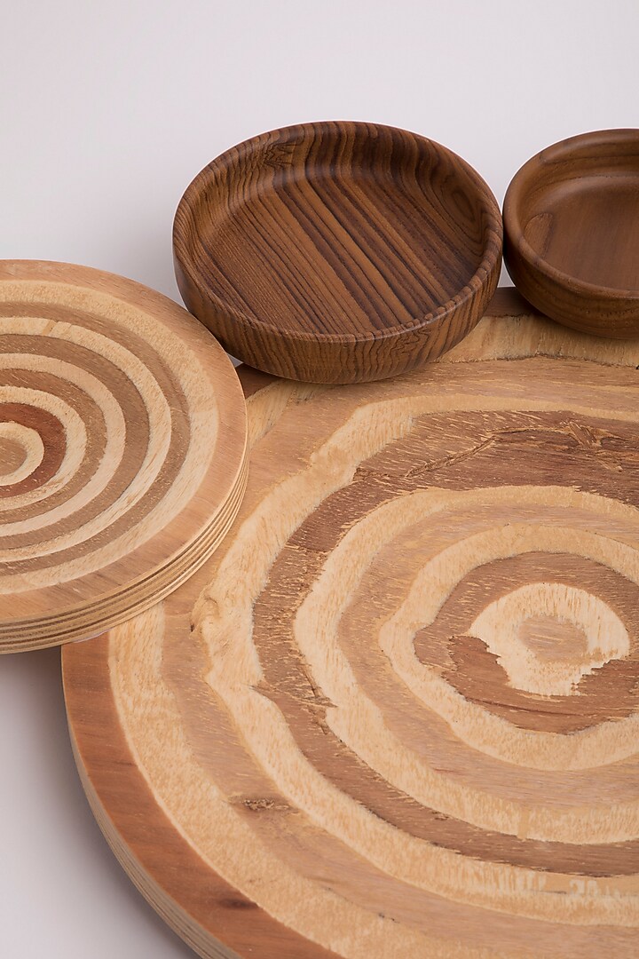 Wood Stemma Thali Platter by Tessera at Pernia's Pop Up Shop
