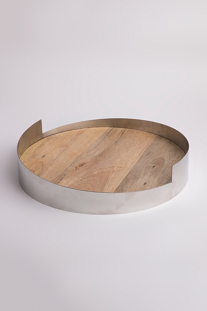 Mango Wood Slope Tray & Mini Spoon Set (Set of 13) by Tessera at Pernia's Pop Up Shop