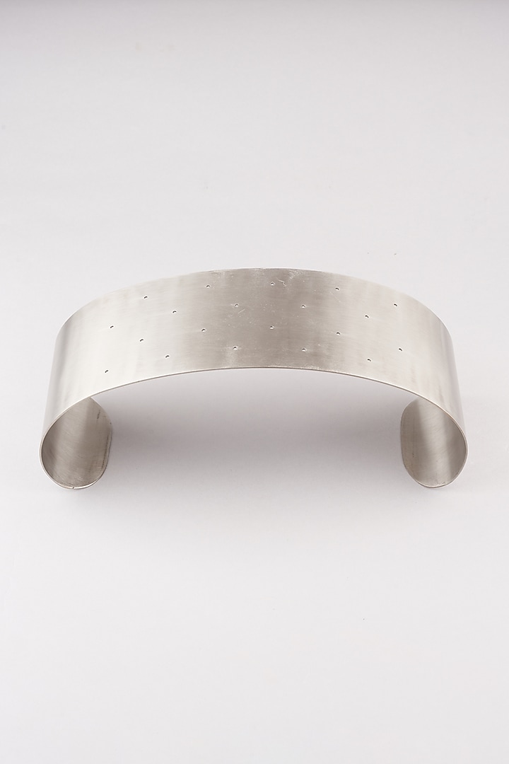 Silver Stainless Steel Stand  by Tessera at Pernia's Pop Up Shop