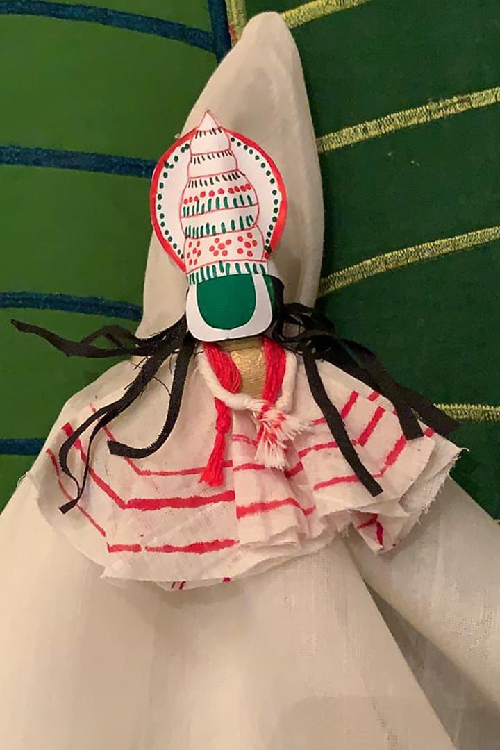 Handmade Kathakali Doll Tie-Ups (Set of 6) by Tessera at Pernia's Pop Up Shop