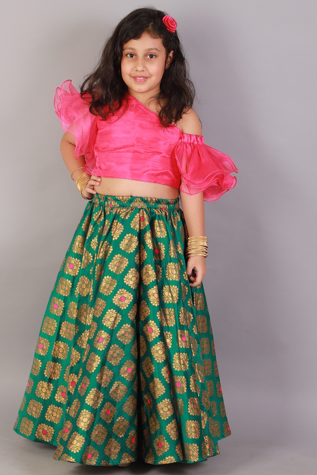 Kids lehenga choli dupatta lehenga choli for kids girls lehenga custom made lehenga  lehenga for girls brocade ensemble colors available | Lehenga for girls,  Kids indian wear, Kids lehenga