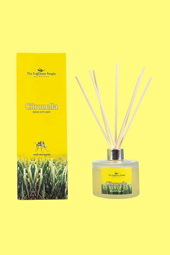 Mosquito Repellent Citronella Reed Diffuser Set Design by The Fragrance
