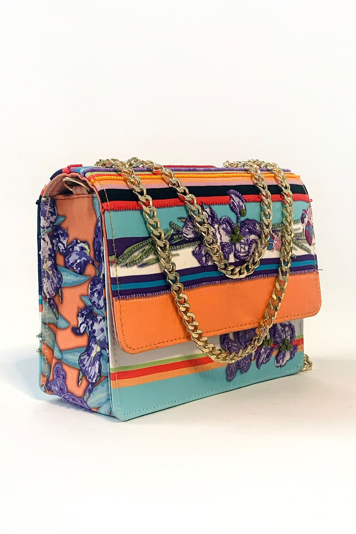 Buy Heshe Women's Multi-color Shoulder Bag Hobo Tote Handbag Cross Body  Purse (Colorful-2B4029) at Amazon.in