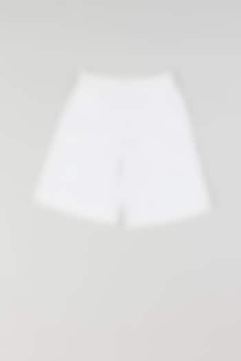 White Linen Culottes For Girls by THE HAPPY POLKA at Pernia's Pop Up Shop