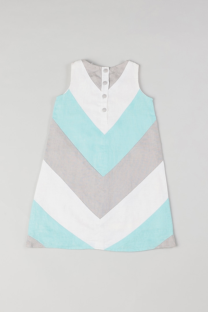 Multi-Colored Dress With Color-Blocking by THE HAPPY POLKA at Pernia's Pop Up Shop