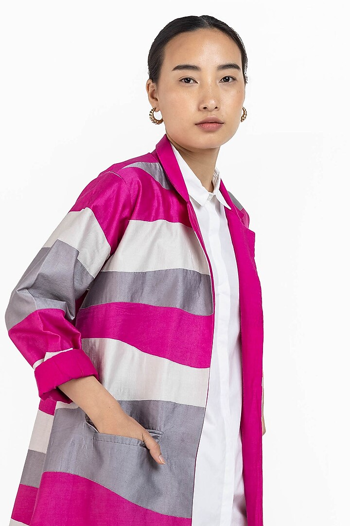 Multi-Colored Jacket Set by Three at Pernia's Pop Up Shop