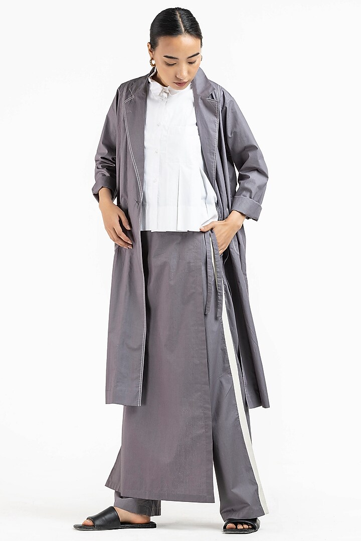 Granite Poplin Jacket Set by Three at Pernia's Pop Up Shop