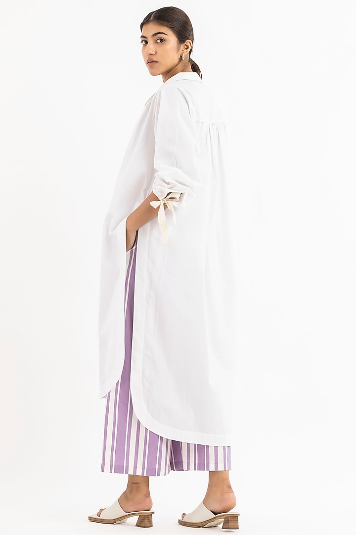 White Cotton Tunic by Three at Pernia's Pop Up Shop