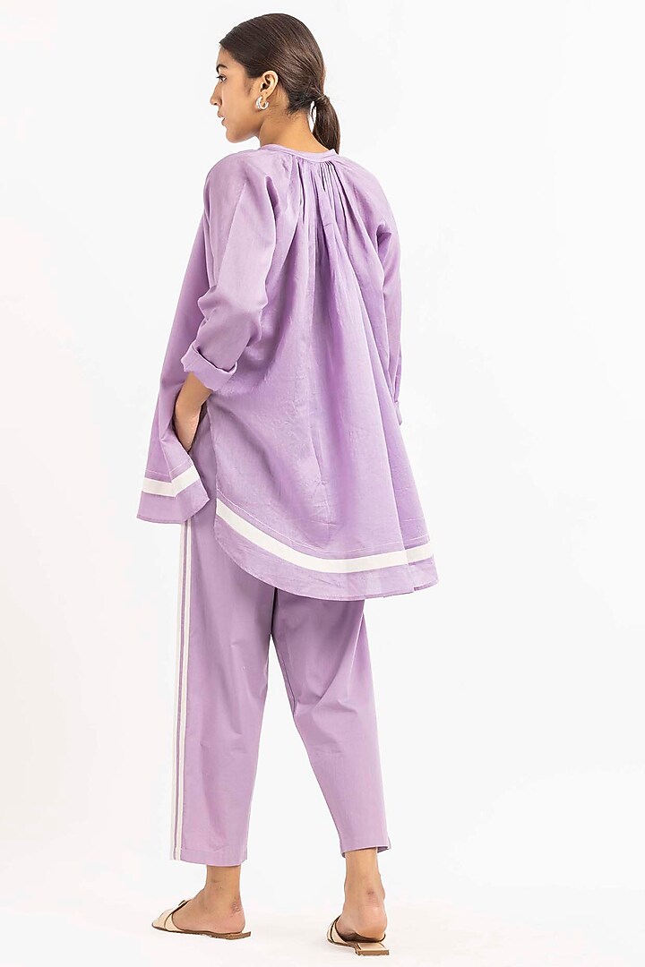 Lavender Cotton Pants by Three at Pernia's Pop Up Shop
