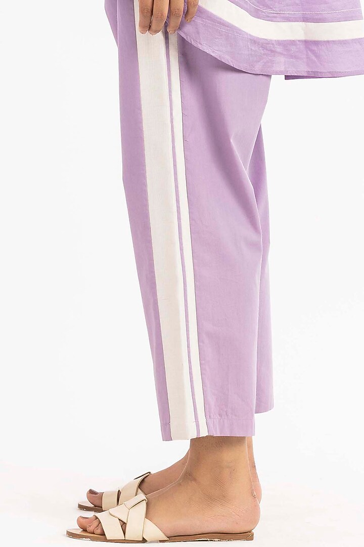 Lavender Cotton Pants by Three at Pernia's Pop Up Shop