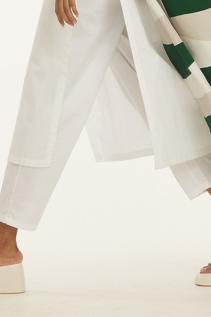 Multi-Coloured Crepe Jacket Set by Three at Pernia's Pop Up Shop