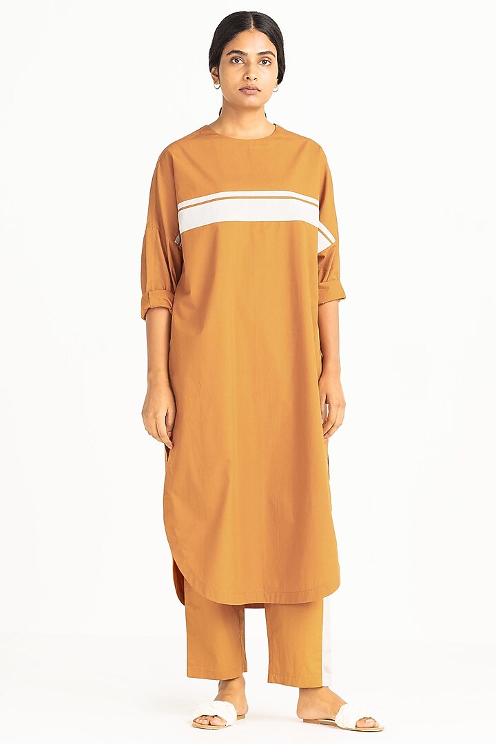 Mustard Applique Tunic Set by Three at Pernia's Pop Up Shop