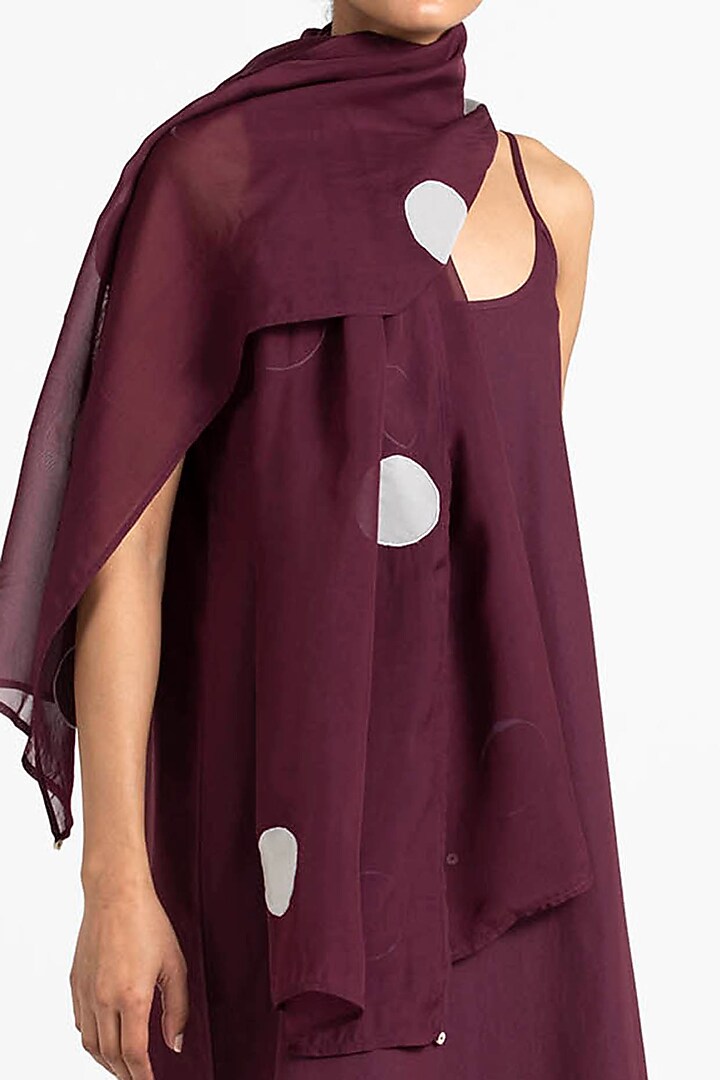 Wine Cotton Poplin Slip Summer Dress by Three at Pernia's Pop Up Shop