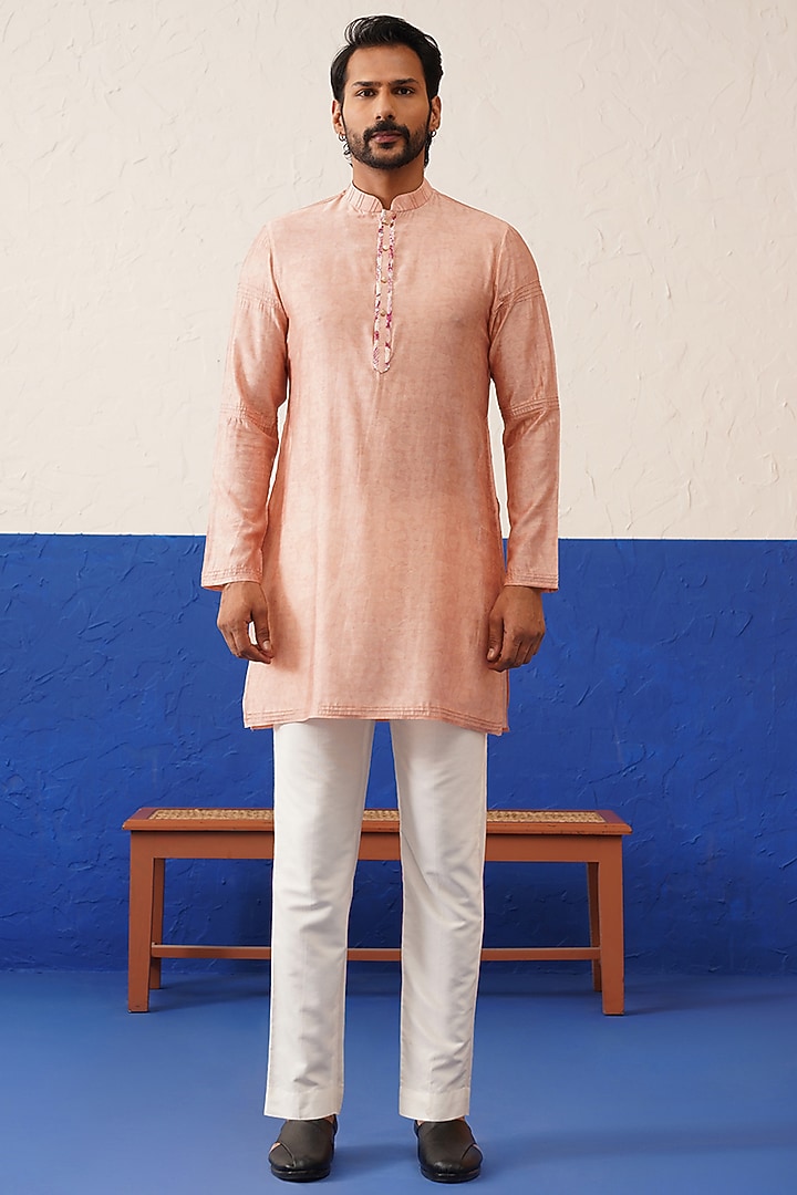 Multi-Colored Soft Mul Cotton Printed Bundi Jacket Set by The Ethnic Co at Pernia's Pop Up Shop