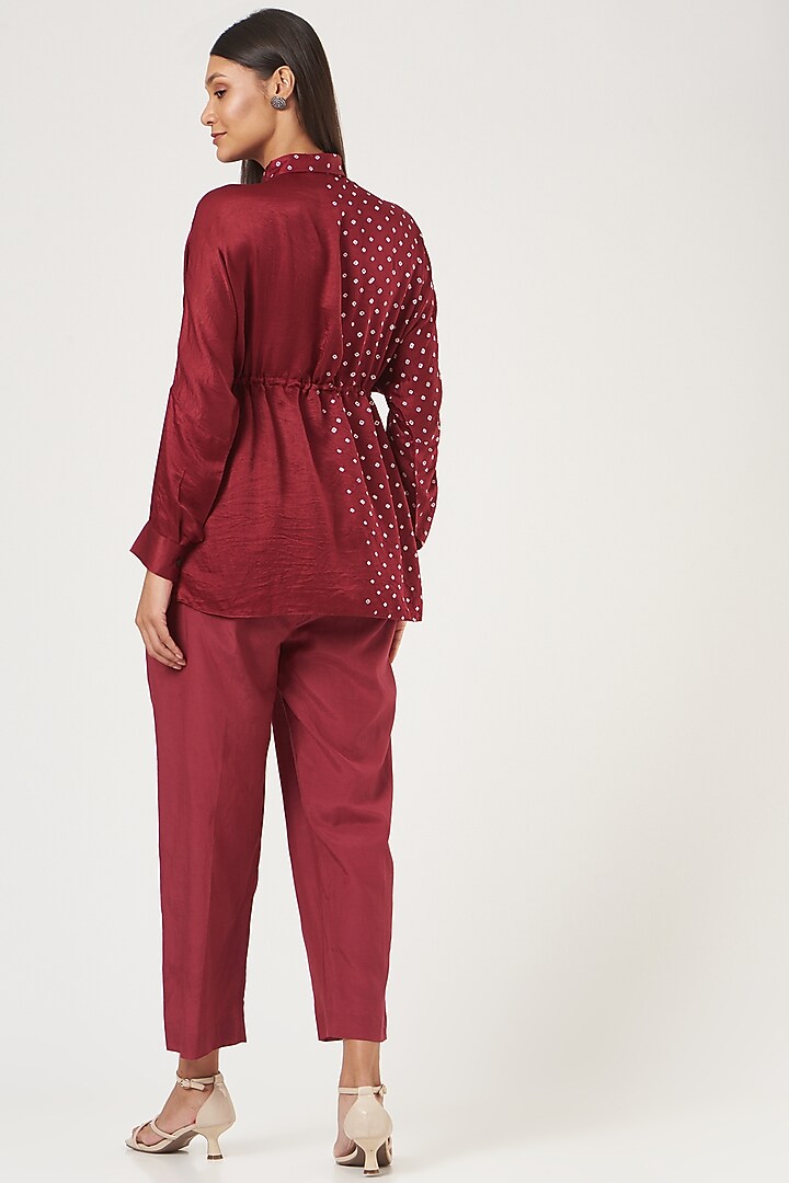 Wine Top With Hand-Done Bandhani by The Pot Plant at Pernia's Pop Up Shop