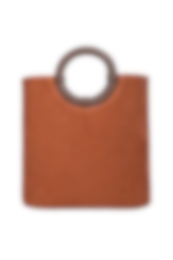 Rust Sling Tote Bag by The House of Ganges