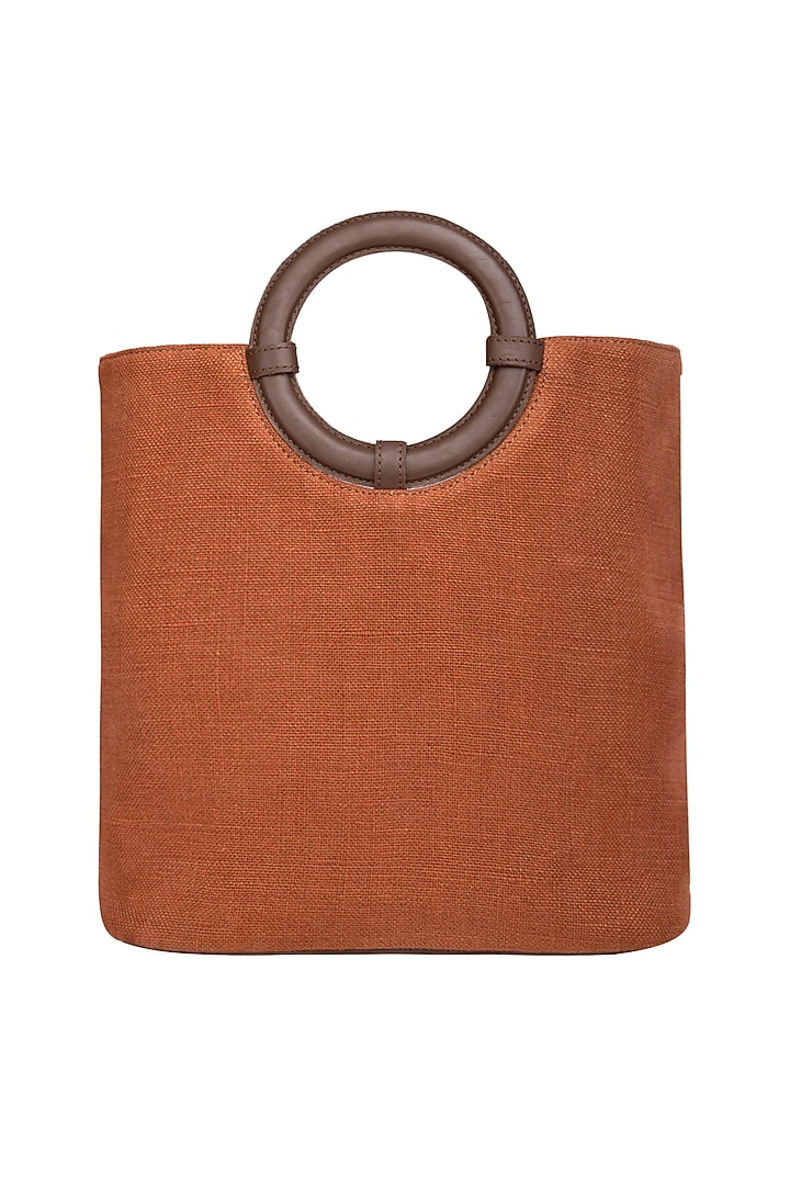 Rust Sling Tote Bag by The House of Ganges at Pernia's Pop Up Shop