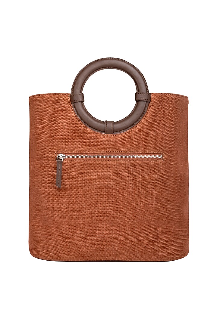 Rust Sling Tote Bag by The House of Ganges at Pernia's Pop Up Shop