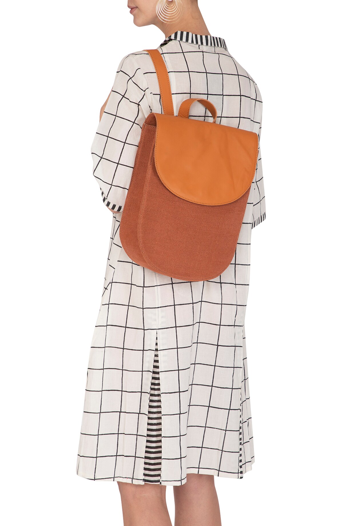 Rust Backpack With Wrist Handle by The House of Ganges at Pernia's Pop ...