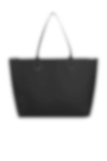 Pitch Black Tote Bag by The House Of Ganges