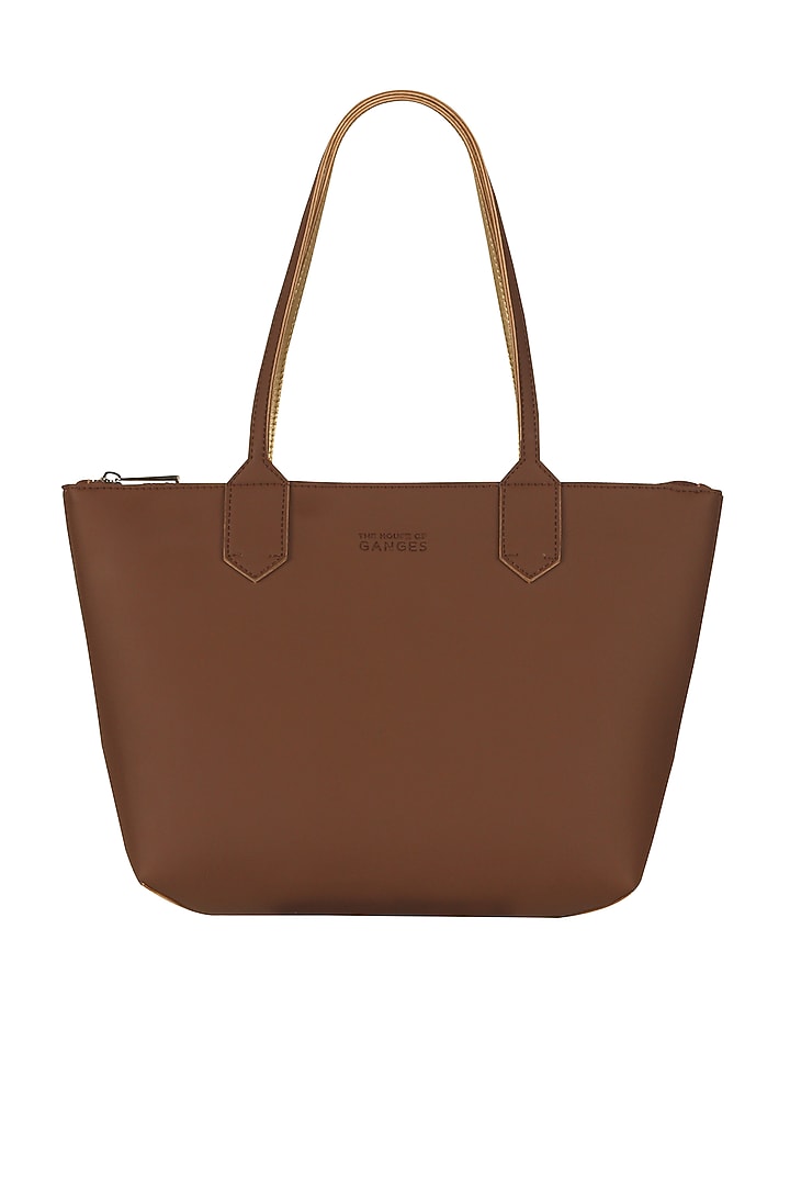 Rocky Road Brown Tote Bag by The House Of Ganges at Pernia's Pop Up Shop