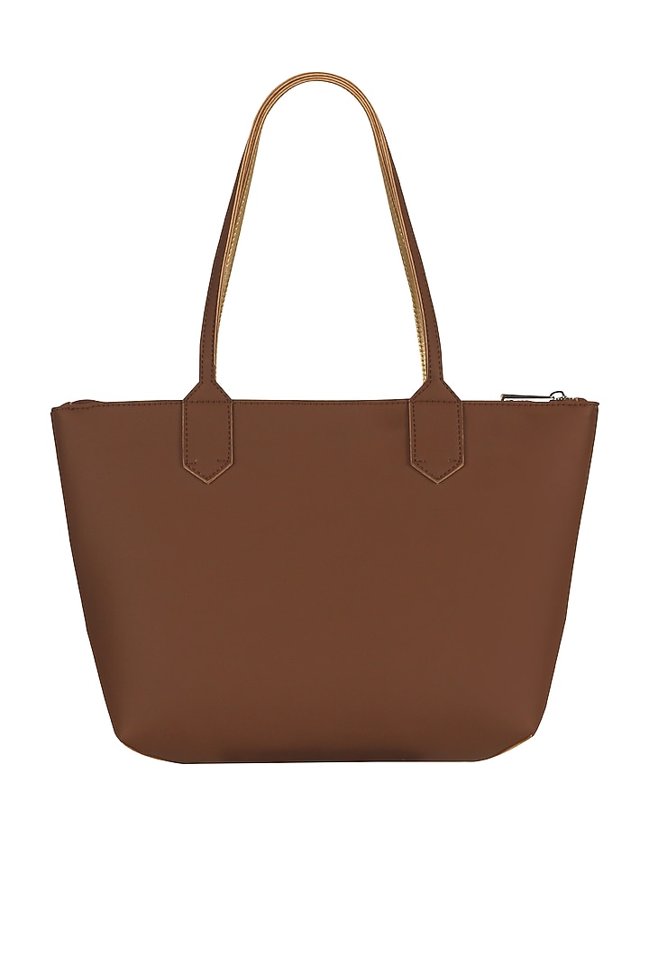 Rocky Road Brown Tote Bag by The House Of Ganges at Pernia's Pop Up Shop