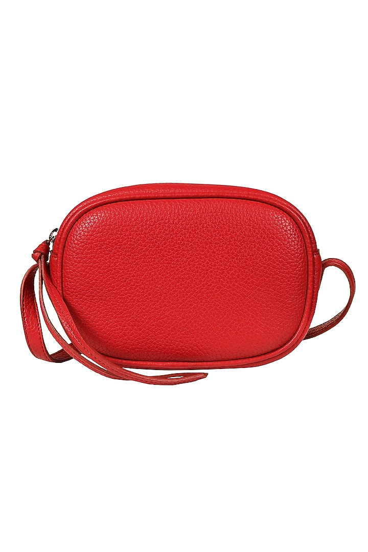 Tomato Red Crossbody Bag by The House Of Ganges at Pernia's Pop Up Shop