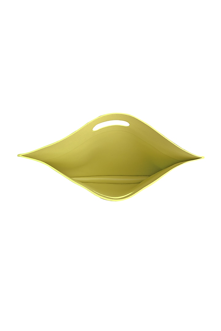 Lime Green Handcrafted Laptop Sleeves by The House Of Ganges at Pernia's Pop Up Shop