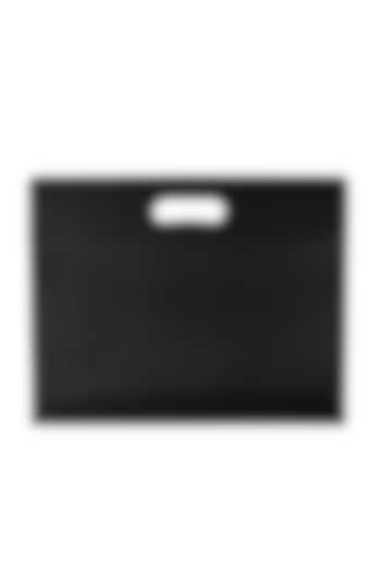 Black Handcrafted Laptop Sleeves by The House Of Ganges
