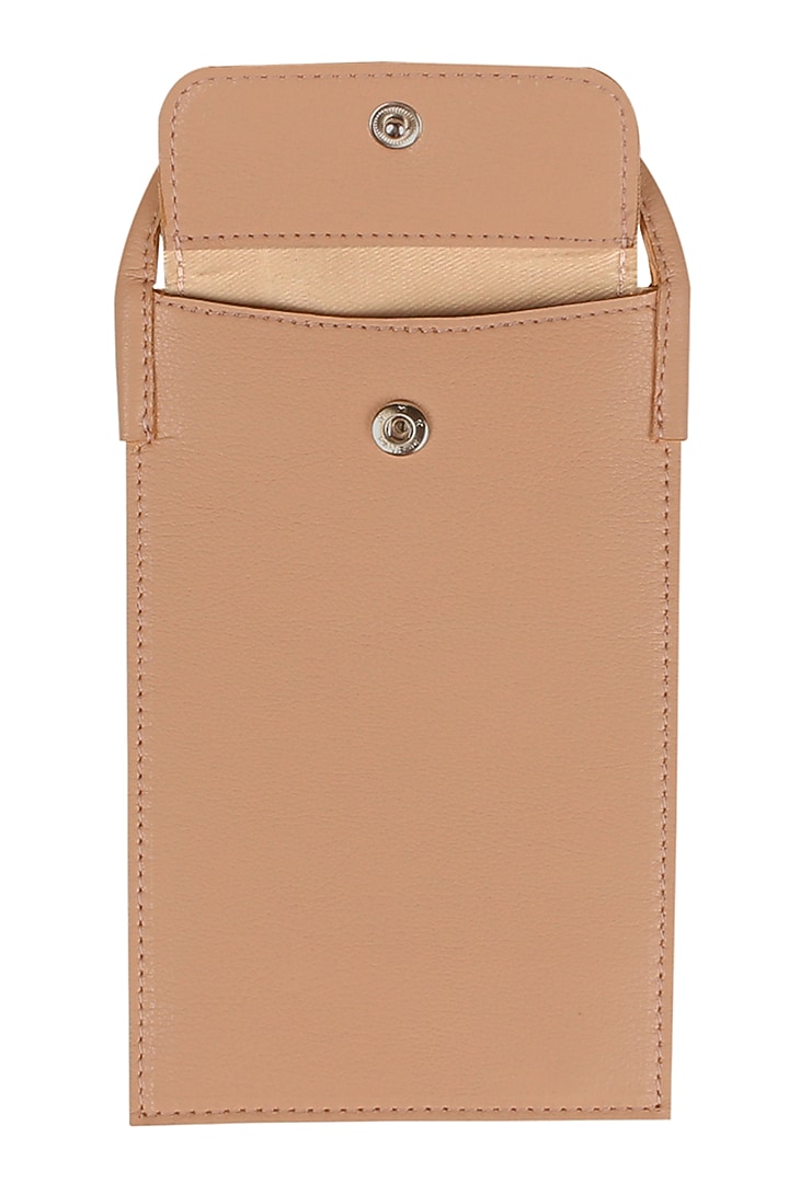 Nude Mobile Case With Sling Handle by The House Of Ganges at Pernia's Pop Up Shop