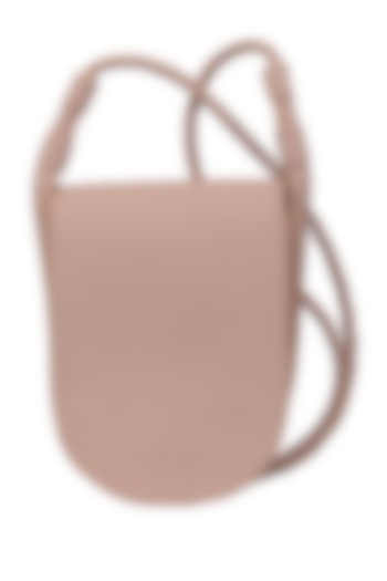 Ballerina Pink Sling Bag With Button Closure by The House Of Ganges