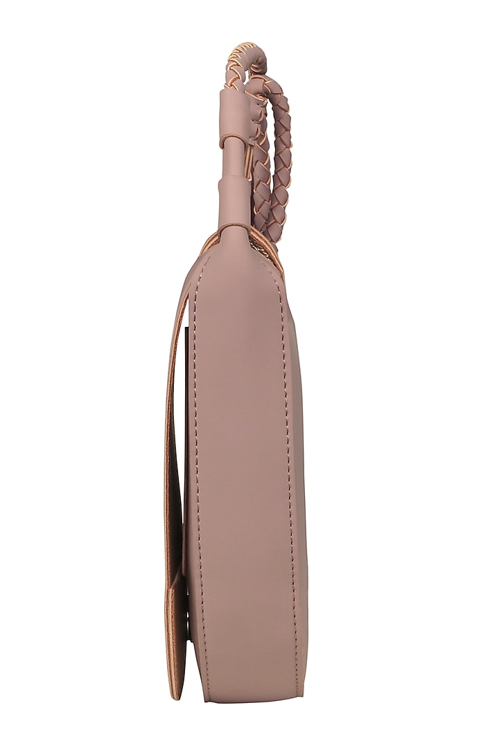 Ballerina Pink Sling Bag With Button Closure by The House Of Ganges at Pernia's Pop Up Shop